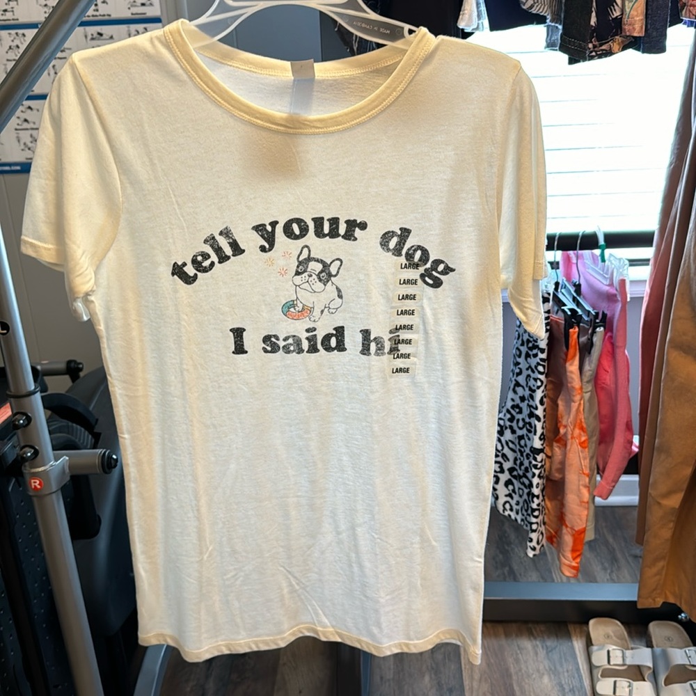 NWT L fitted Tshirt
